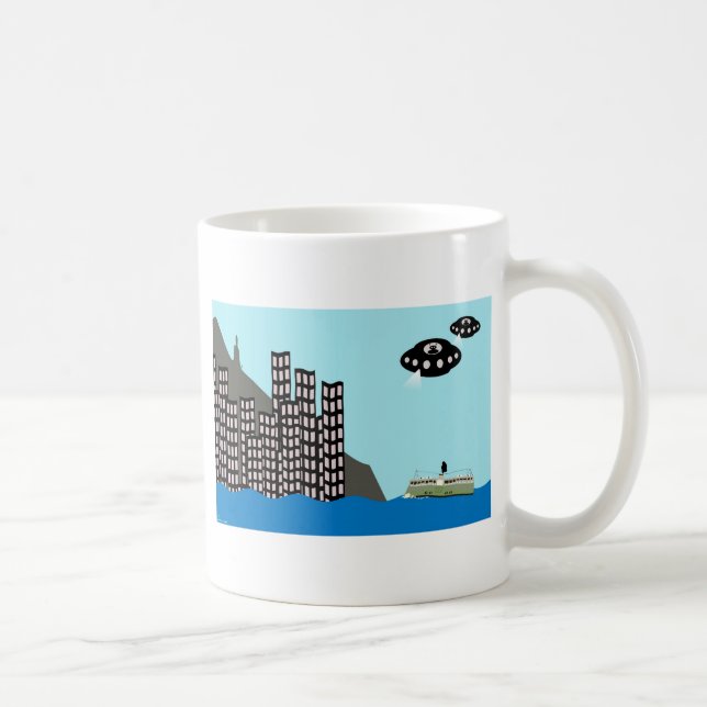 Aliens invvade Hong Kong Coffee Mug (Right)