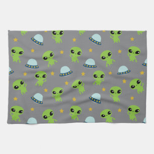Aliens Kitchen Towel
