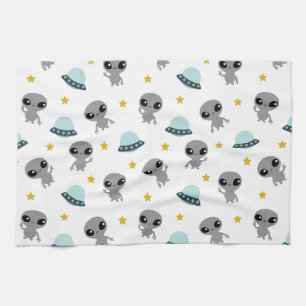 Aliens Kitchen Towel