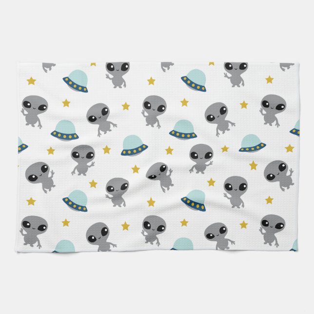 Aliens Kitchen Towel (Horizontal)