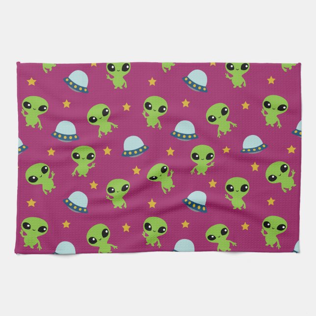 Aliens Kitchen Towel (Horizontal)