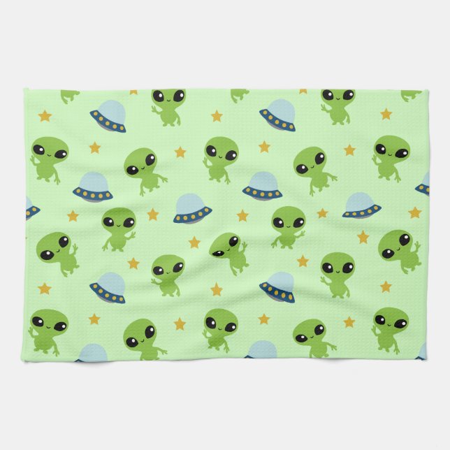 Aliens Kitchen Towel (Horizontal)