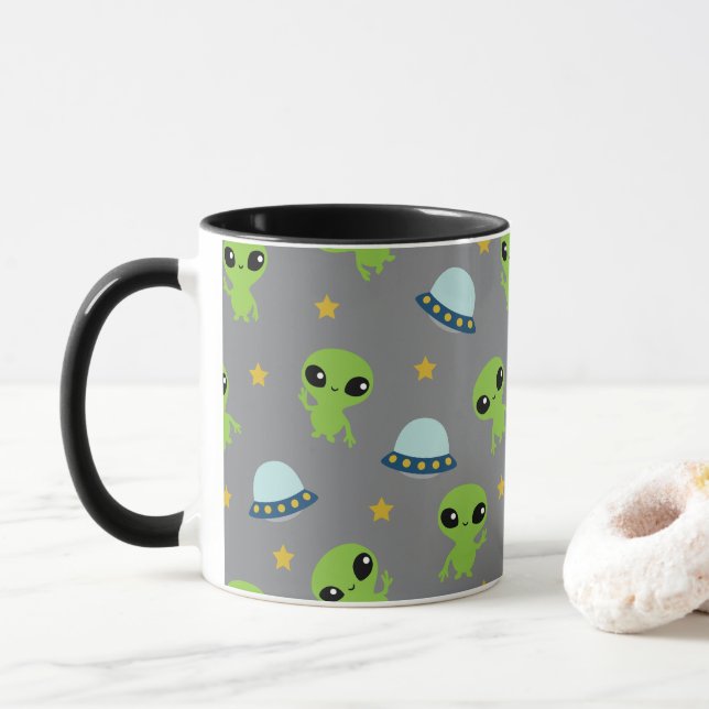 Aliens Mug (With Donut)