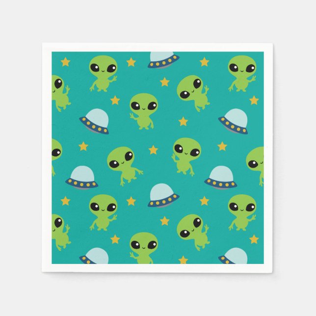 Aliens Napkins (Front)