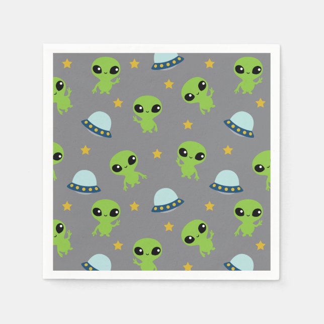 Aliens Napkins (Front)