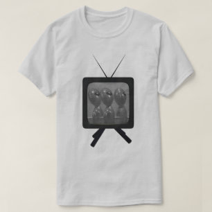 Aliens on TV T-shirt