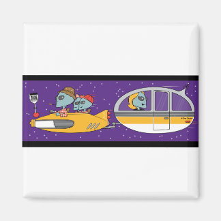 Aliens On Vacation Magnet