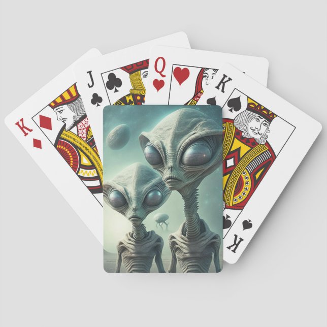 Aliens! Playing Cards (Back)