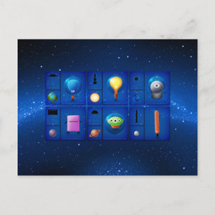 Aliens Postcard