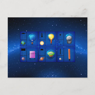 Aliens Postcard