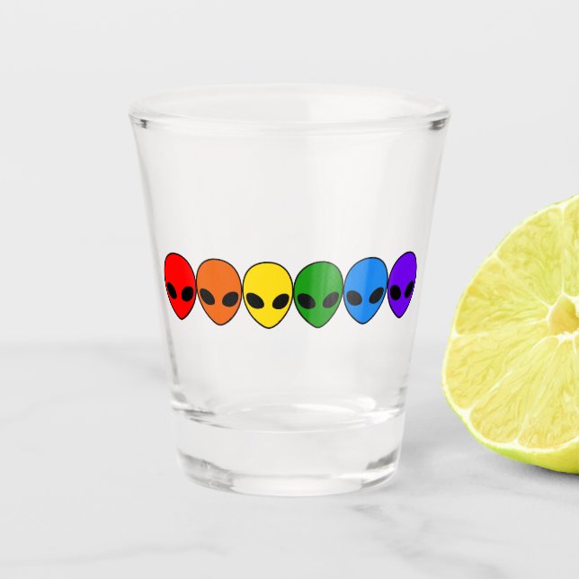 Aliens Shot Glass (Front)