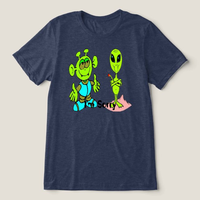 Aliens T-Shirt Tri-Blend Shirt (Design Front)