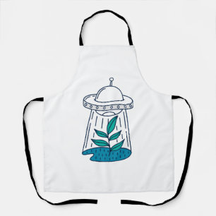 Aliens UFO Apron