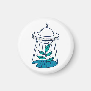 Aliens UFO Magnet