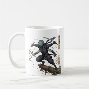 Aliens who have become ninjas have arrived coffee mug