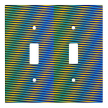 Aligned Energy | Abstract Lines Light Switch Cover