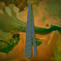 Aligned Energy | Modern Abstract Lines Necktie