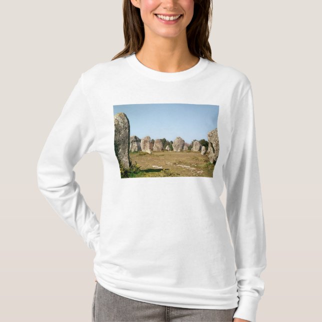 Alignment of standing stones, Megalithic T-Shirt (Front)