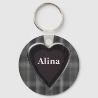 Alina Stole My Heart Keychain by 369 My Name