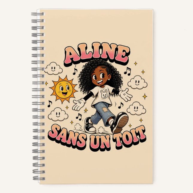 Aline Sans un toit Notebook (Front)
