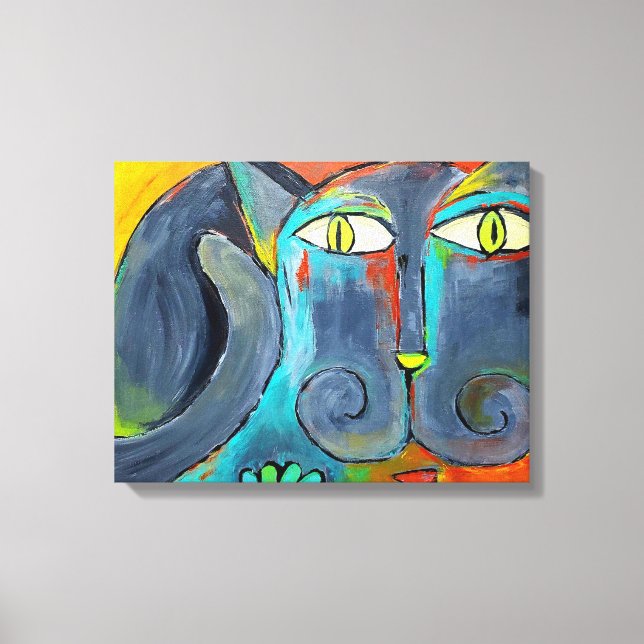 Ali's Cat Canvas Print (Front)