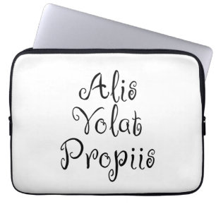 Alis Volat Propiis Laptop Sleeve