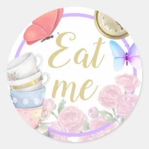 Alisa in Onederland  Classic Round Sticker