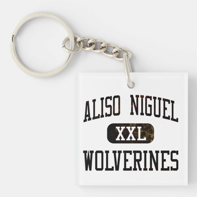 Aliso Niguel Wolverines Athletics Key Ring (Front)