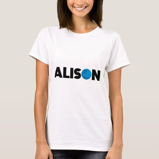 Alison bowling shirt (Front)