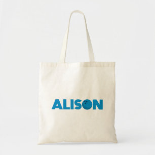Alison bowling tote bag