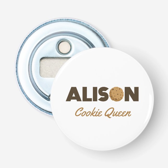 Alison cookie queen bottle opener (Front)
