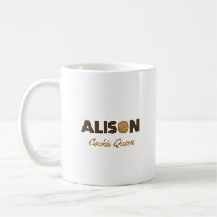 Alison cookie queen coffee mug