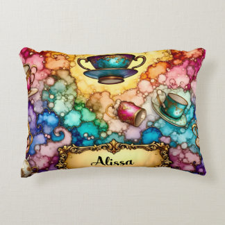 ALISSA ~ TEA PARTY ~ Personalized ~ Decorative Cushion