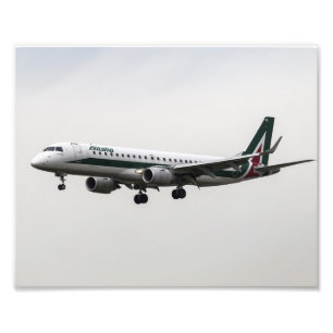 Alitalia Embraer 190 Photo Print