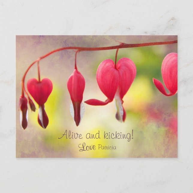 Alive and kicking! CC0193 Love, Patricia Postcard (Front)