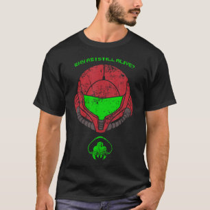 Alive. Sci-Fi Arcade Video Game Design. T-Shirt