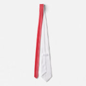 Alizarin crimson Colour Stripe Funky Pattern Tie (Back)