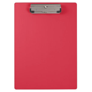Alizarin (solid color) clipboard