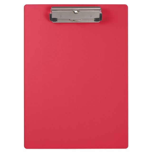 Alizarin (solid color)  clipboard (Front)