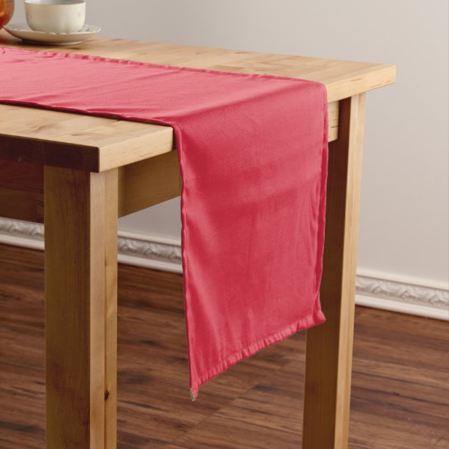 Alizarin (solid colour)  long table runner (In Situ)