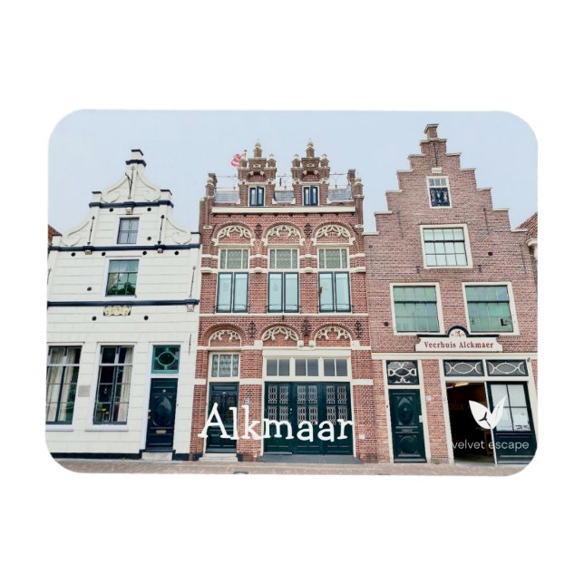 Alkmaar - Fridge magnet by Velvet Escape (Horizontal)