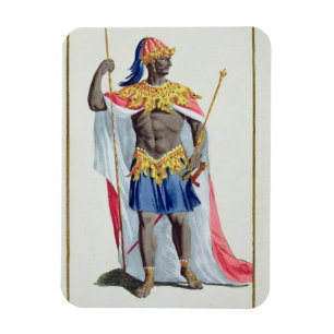 Alkmey, King of Guinea from 'Receuil des Estampes, Magnet