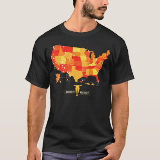All 63 Us National Parks Map ( Back T-Shirt
