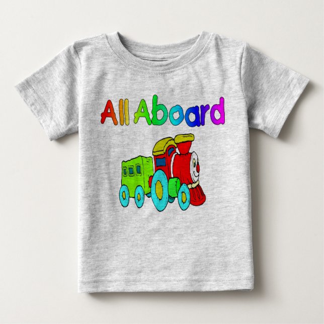 All Aboard Baby T-Shirt (Front)