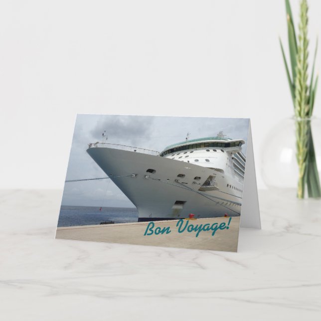 All Aboard Bon Voyage Card (Front)