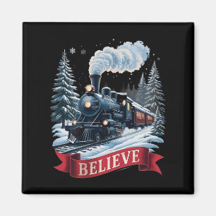 All Aboard Polar Express Christmas North Pole Xmas Magnet
