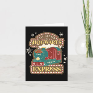 All Aboard The Express Christmas Cookie Card