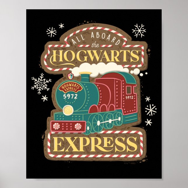 All Aboard The Express Christmas Cookie  Poster (Front)