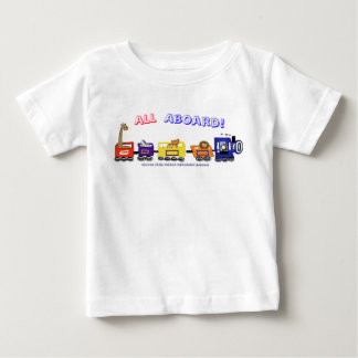 All Aboard The Fun Train! Baby T-Shirt