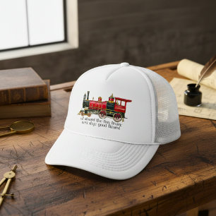 All Aboard The Fun Train Baseball Cap